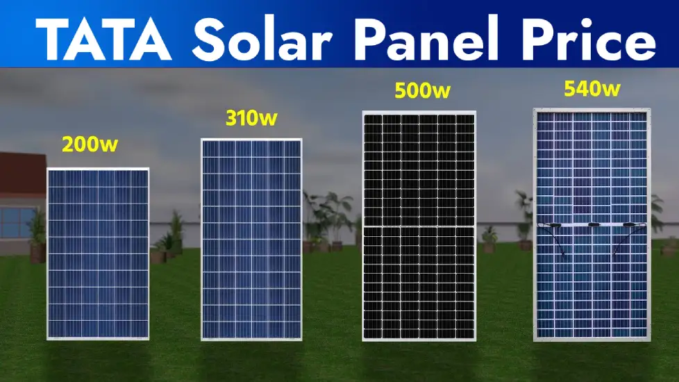 TATA Solar Panel Price in india